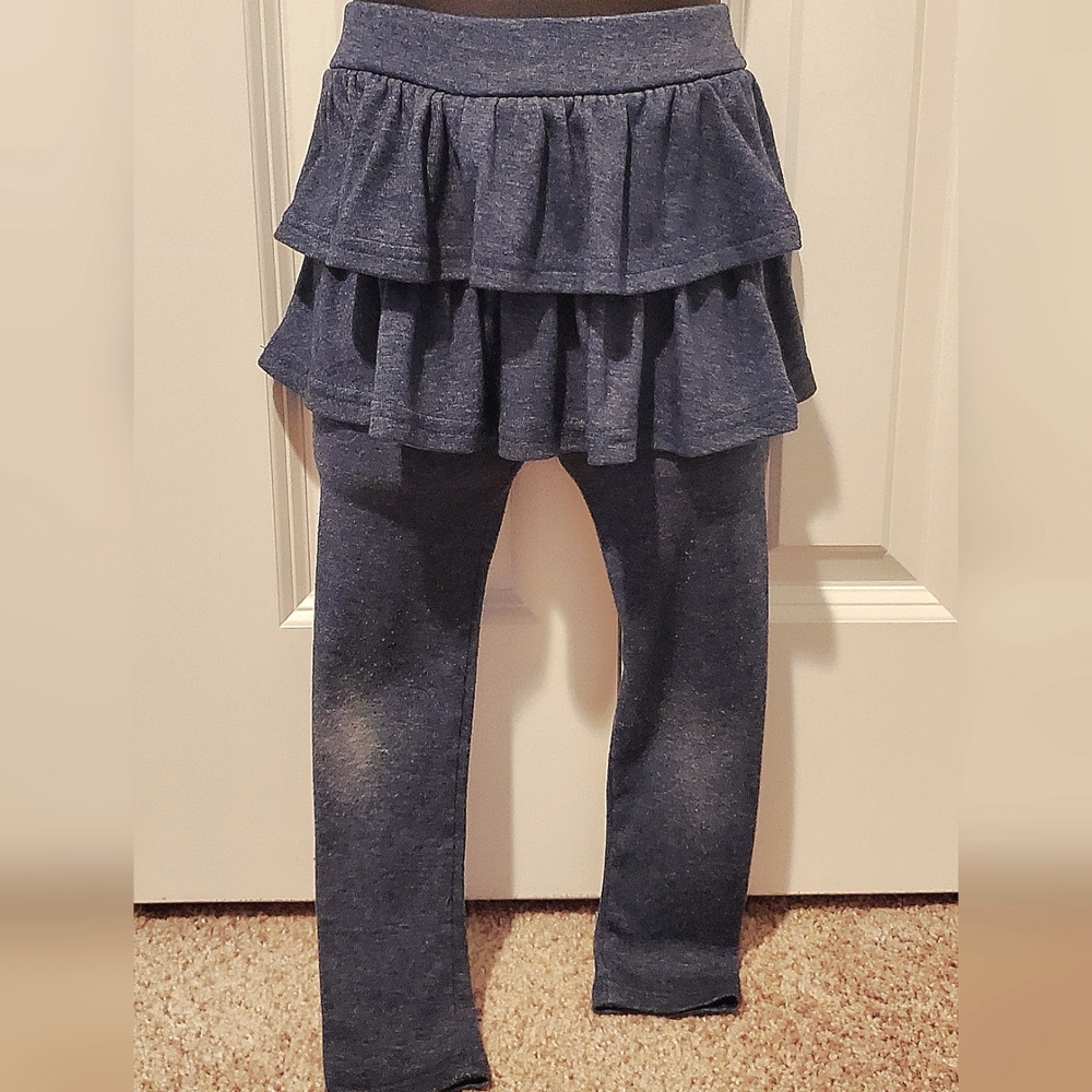 2/$10 Toddler Girl's Tiered Skirt Leggings